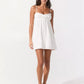 Reba broderie mini Dress in white