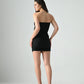 Blair STRAPLESS MINI DRESS with RING DETAILING
