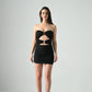 Blair STRAPLESS MINI DRESS with RING DETAILING