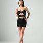 Blair STRAPLESS MINI DRESS with RING DETAILING