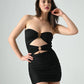 Blair STRAPLESS MINI DRESS with RING DETAILING
