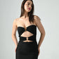 Blair STRAPLESS MINI DRESS with RING DETAILING