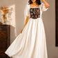Elara Floral Corset Maxi Dress