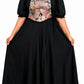 Elara Floral Corset Maxi Dress