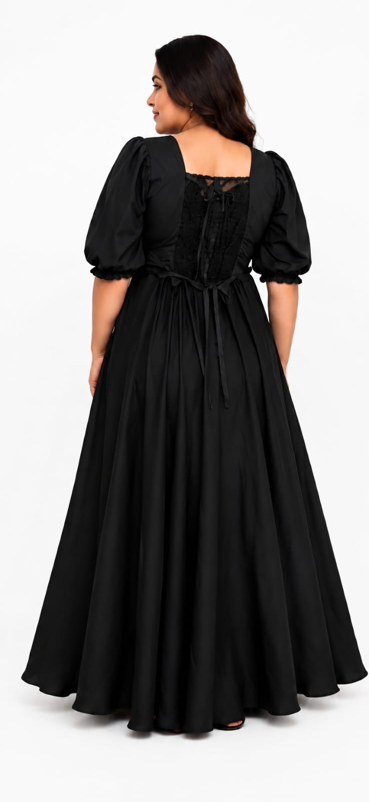 Elara Floral Corset Maxi Dress