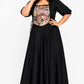 Elara Floral Corset Maxi Dress
