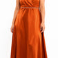 Celeste Floral Shoulder Satin Maxi Gown