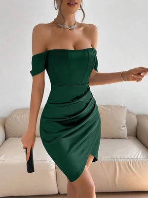 Zinia Luxe Drape Dress