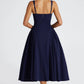 Pavlina Midi Dress in Maroon