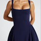 Pavlina Midi Dress in Maroon