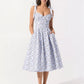 Grace midi Sundress in Blue